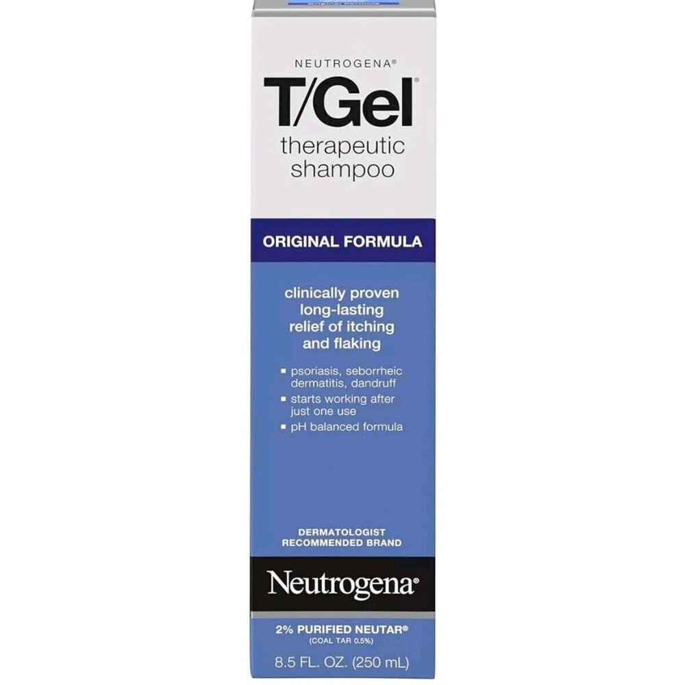 New Neutrogena T/Gel Therapeutic Shampoo 8.5 Oz
